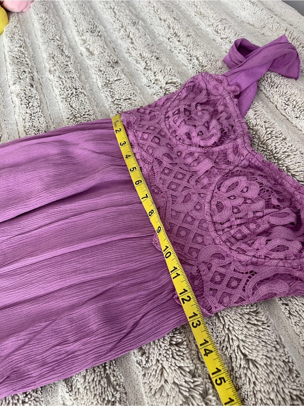 Free People Adella Lavender Maxi Dress size XL - Picture 7 of 11
